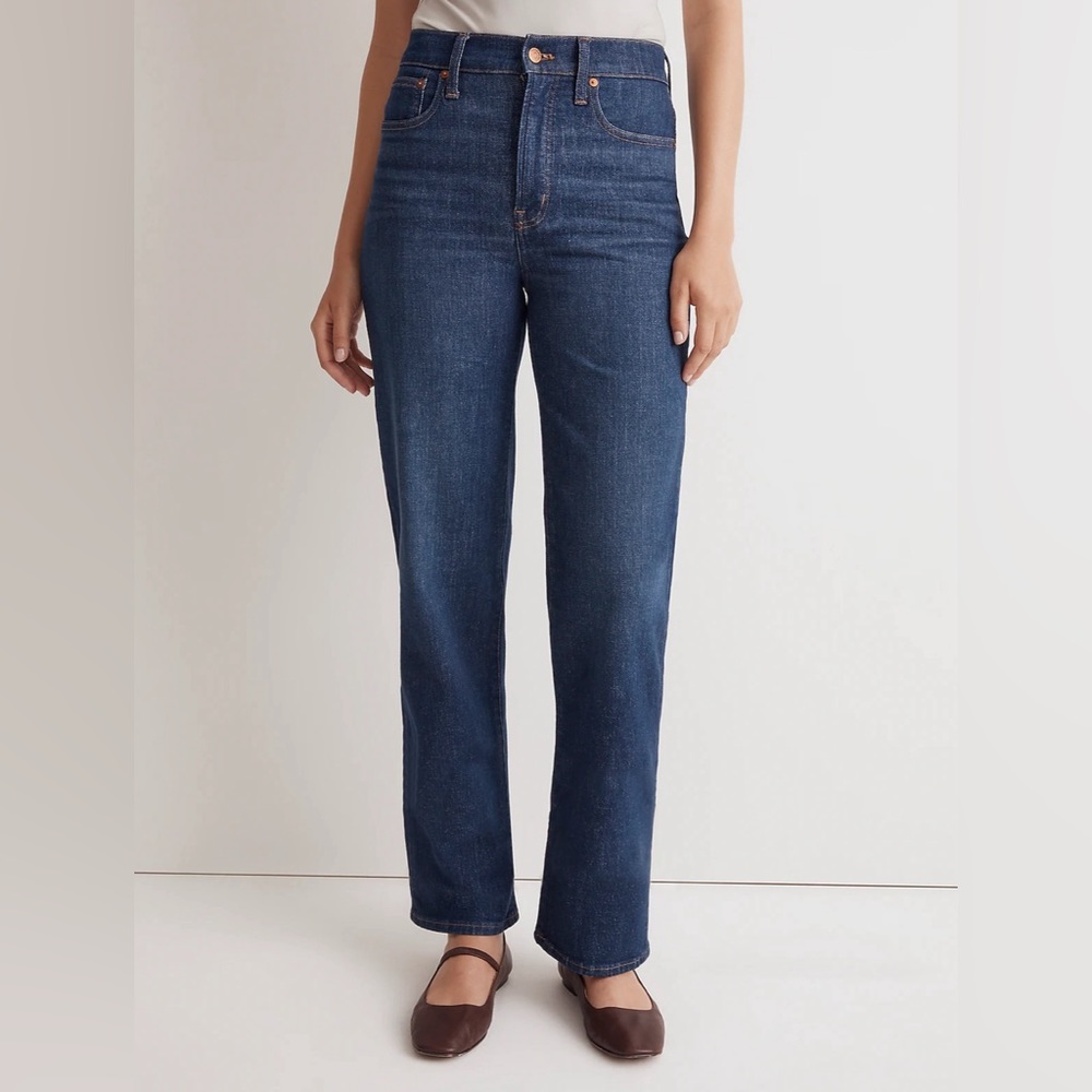 NWT Madewell Perfect Vintage Wide Leg Jean in Chartwood Wash